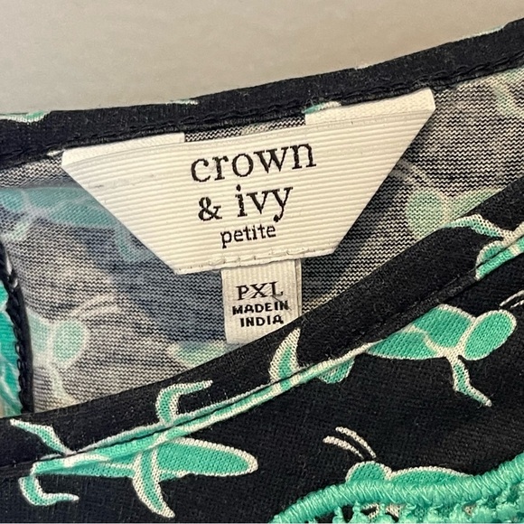 Crown & Ivy Grasshopper Top PXL XL Petite - Picture 8 of 9